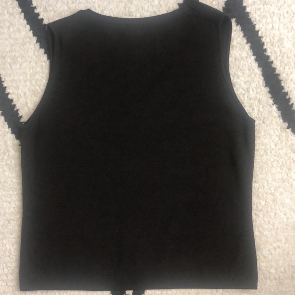 City Silk L Stretch Knit Top Brown - Picture 4 of 4